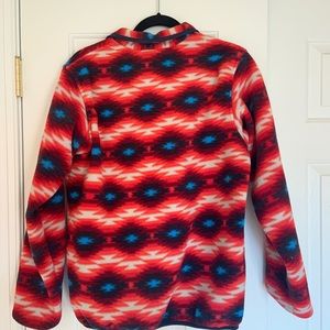 PATAGONIA Aztec print Synchilla Snap pullover M